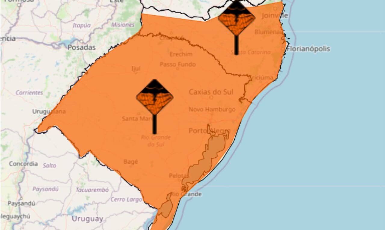 Alerta Laranja Para Tempestade Severa E Rajadas De Vento Em Santa